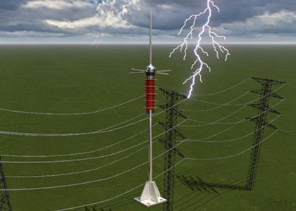 How to select the suitable lightning rod for my electricity transmission project